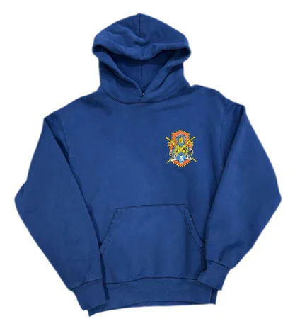 Warren Lotas Crest Shield Hoodie - Blue