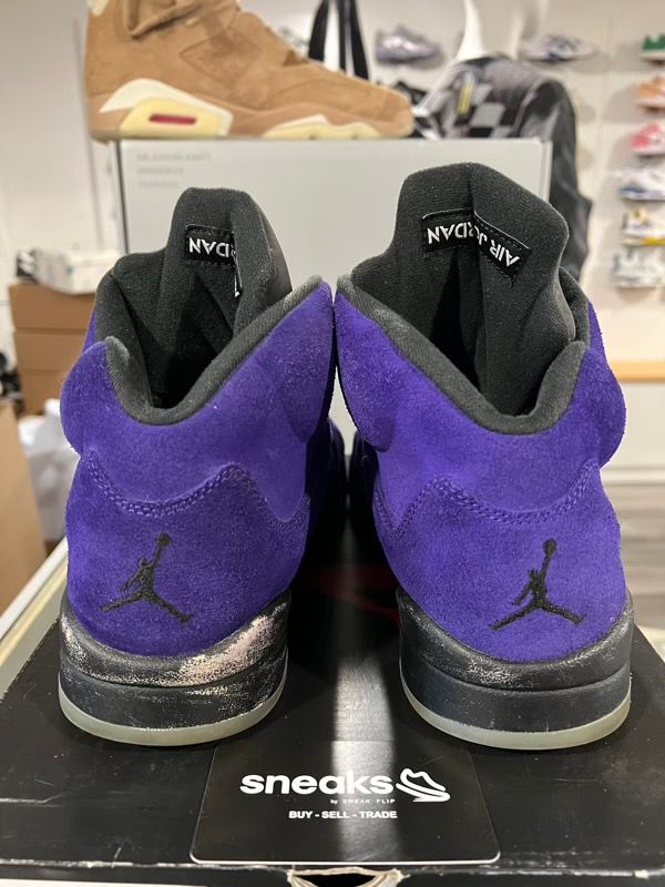 USED SIZE 12M Jordan 5 Retro Alternate Grape - Used