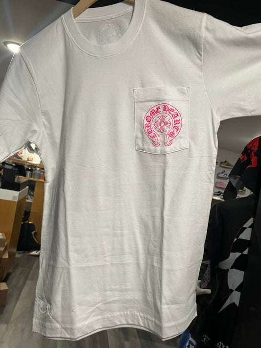 Chrome Hearts T-Shirt White/Pink