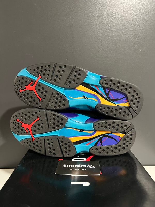 USED SIZE 10.5M Jordan 8 Retro Aqua (2025) - Used