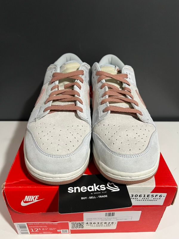 USED SIZE 12.5M Nike Dunk Low Fossil Rose - Used