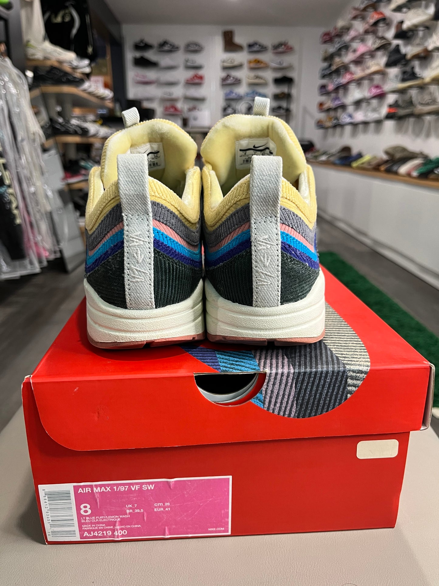 Sean Wotherspoon x Air Max 1/97 AJ4219-400 USED SIZE 8M