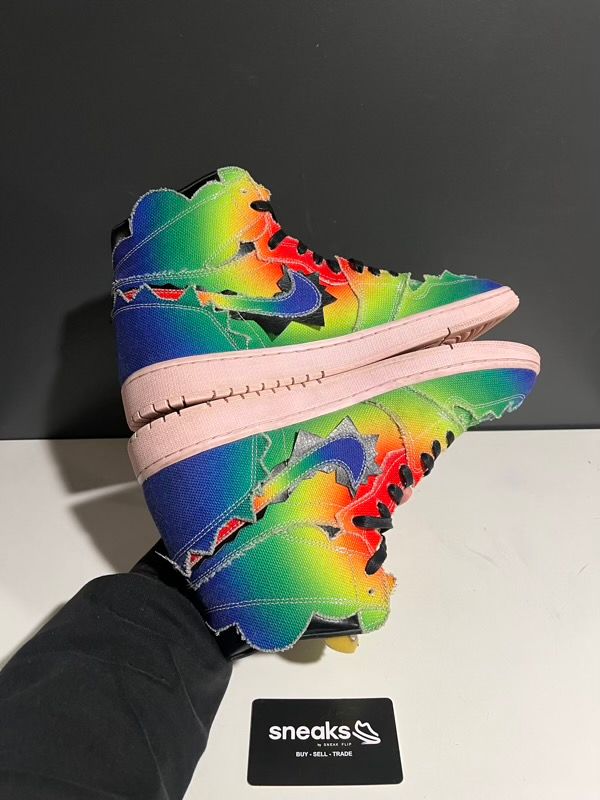 USED SIZE 12.5M Jordan 1 Retro High J Balvin - USED NO BOX