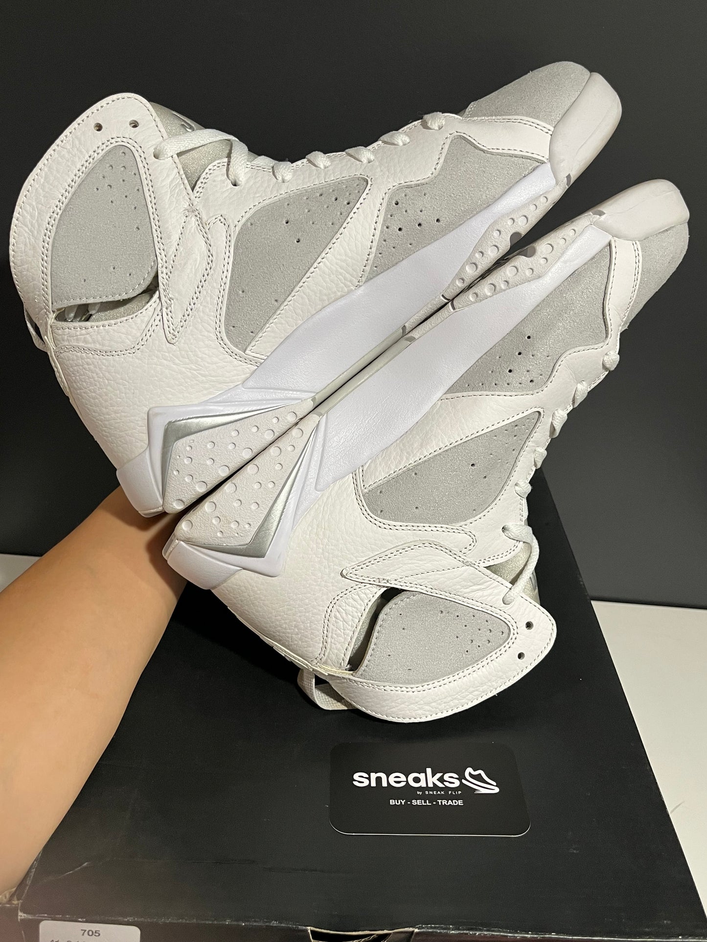 USED Air Jordan 7 Retro Pure Money 304775-120 SIZE 12M OG ALL JY25-142