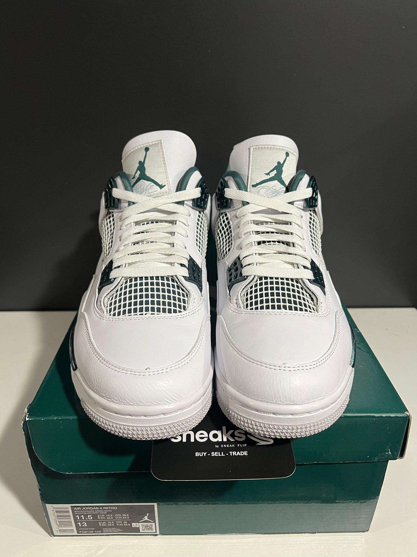 Jordan 4 Retro Oxidized Green - Used
