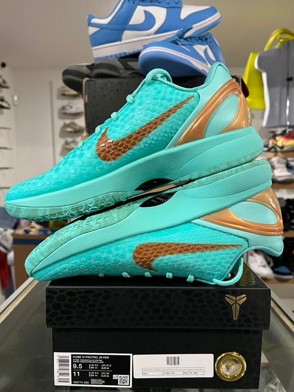 NEW SIZE 9.5M Nike Kobe 6 Protro Jalen Brunson Statue of Liberty