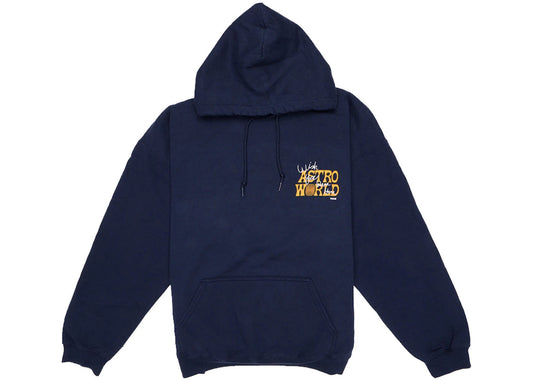 Travis Scott Astroworld Houston Exclusive Hoodie Blue