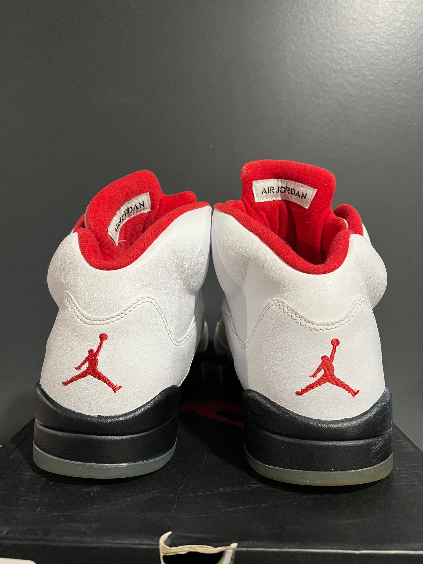USED Air Jordan 5 Retro Fire Red 2013 136027-120 SIZE 10M OG ALL JN25-105
