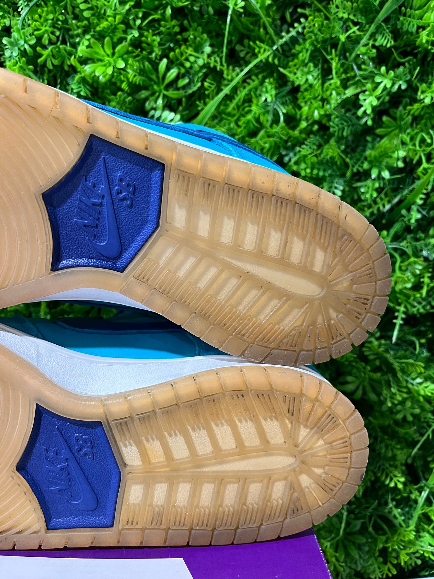 USED Dunk Low SB Blue Fury BQ6817-400 SIZE 8.5M OG ALL