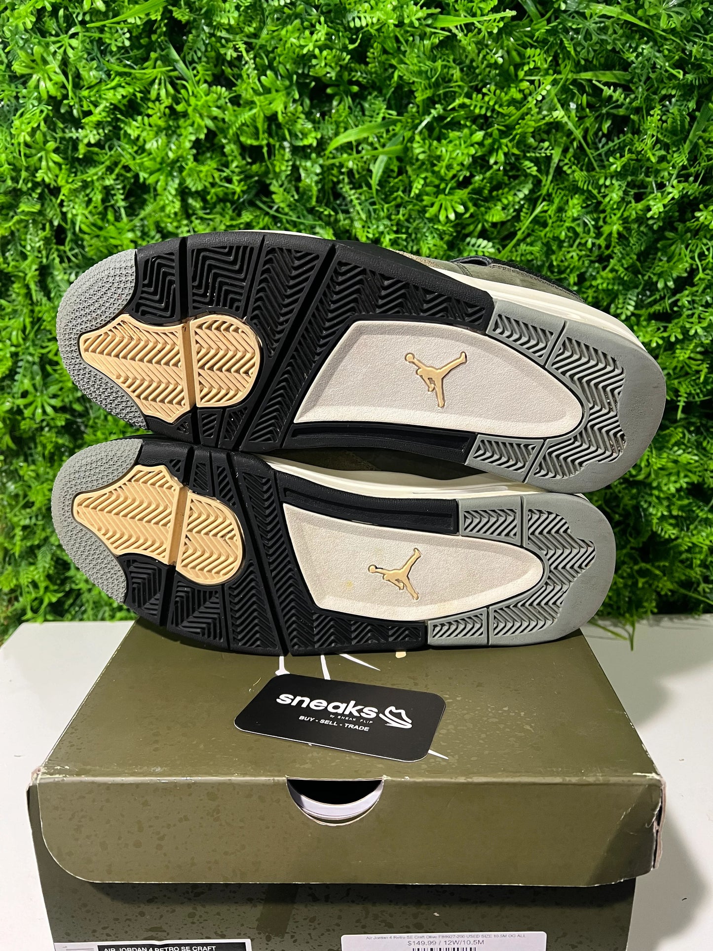 Jordan 4 Retro SE Craft Medium Olive - Used