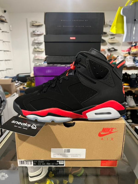 NEW SIZE 11M Jordan 6 Retro Infrared Salesman