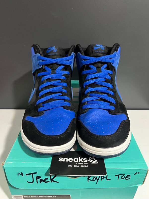 USED SIZE 13M Nike SB Dunk High J Pack Royal - Used