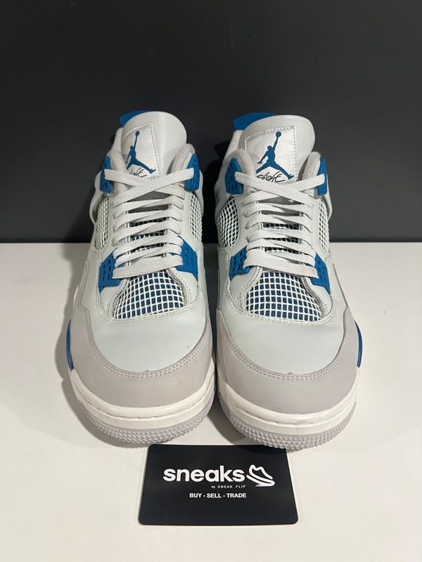 USED SIZE 13M Jordan 4 Retro Military Blue (2024) - USED NO BOX