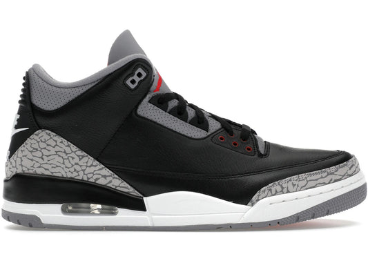 USED SIze 10.5M Jordan 3 Retro OG Black Cement (2024) - Used