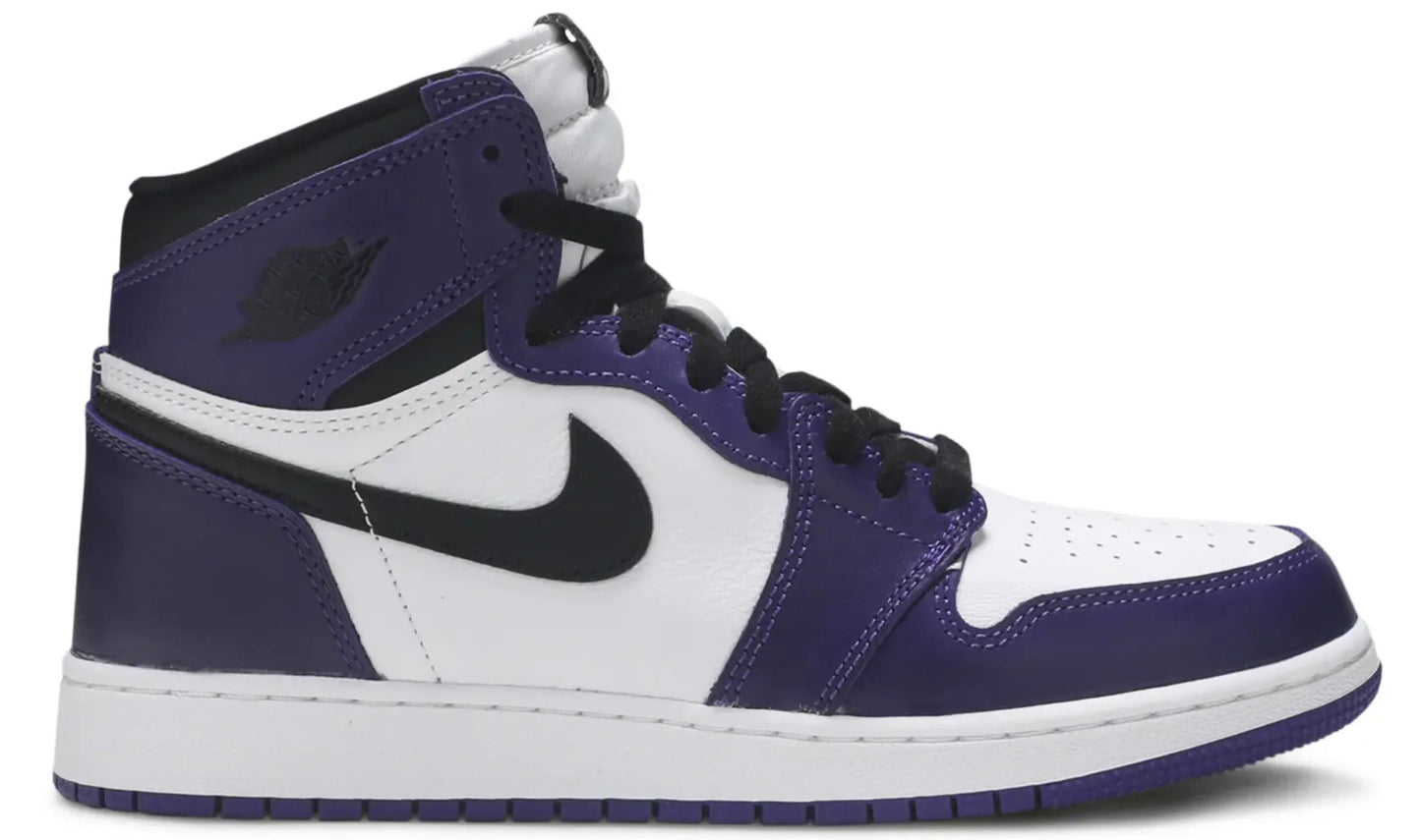 Jordan 1 Retro High Court Purple White (GS)
