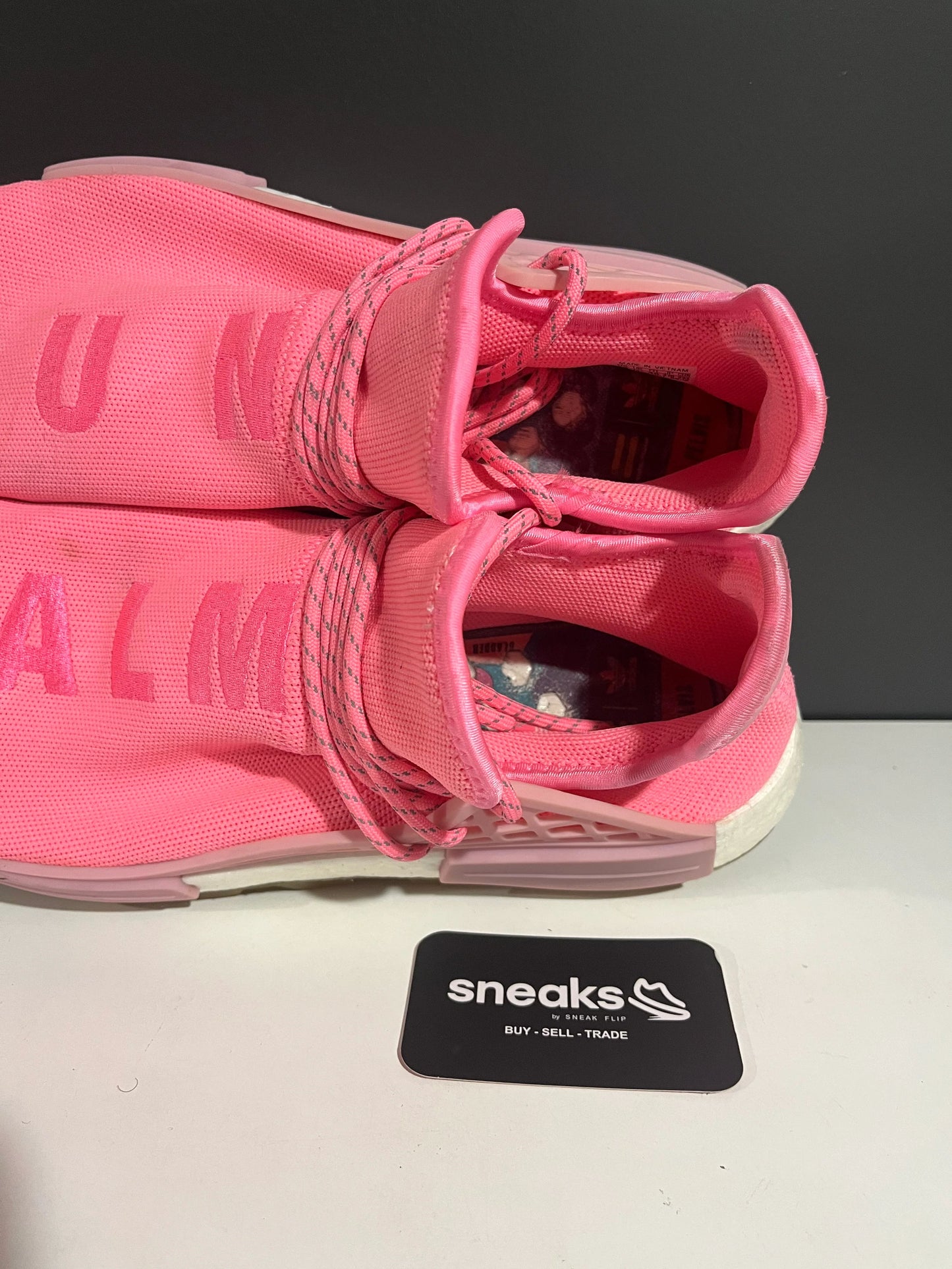 adidas NMD Hu Trail Pharrell Now Is Her Time Light Pink - Used