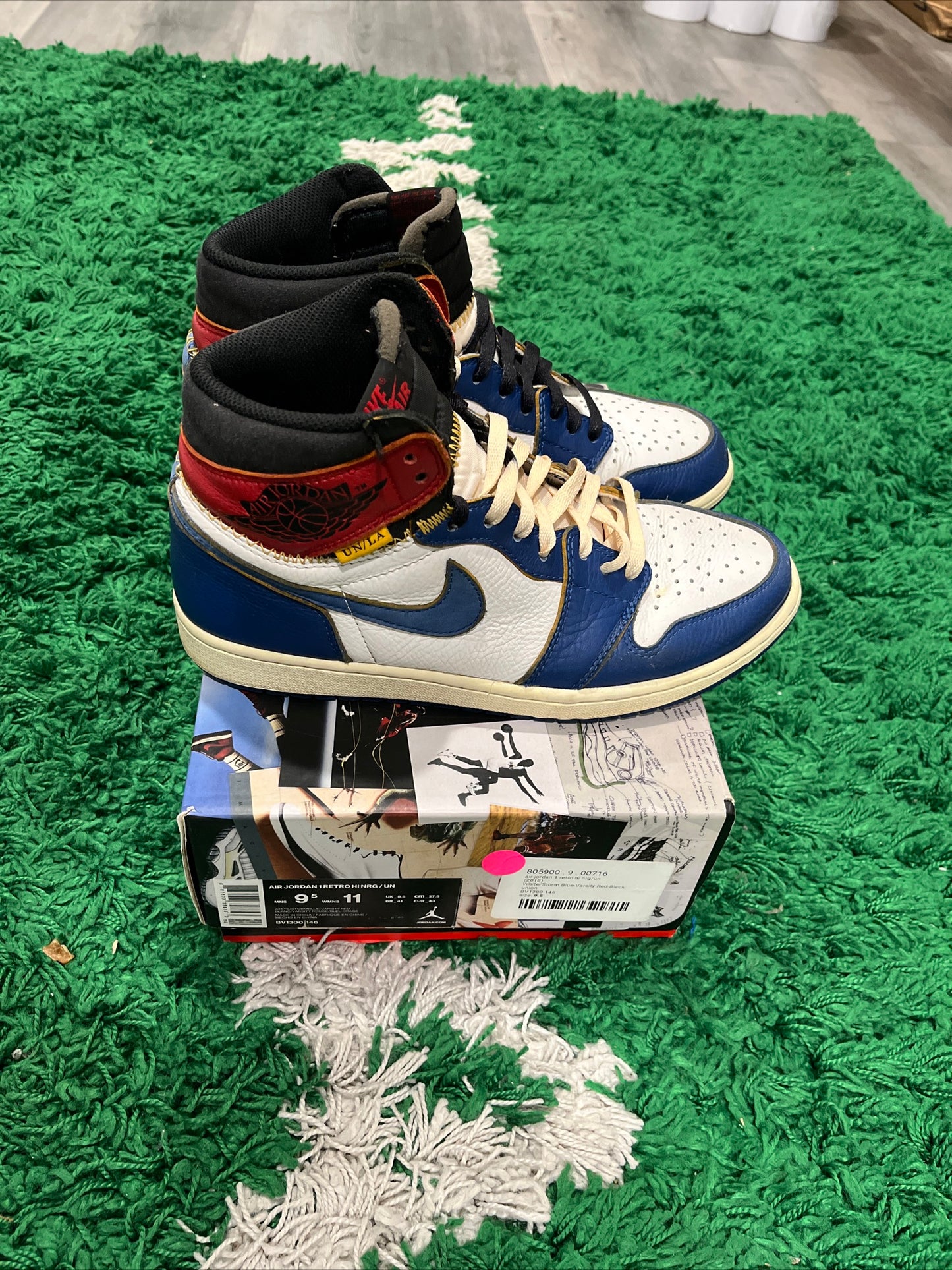 Union LA x Air Jordan 1 Retro High NRG Storm Blue BV1300-146