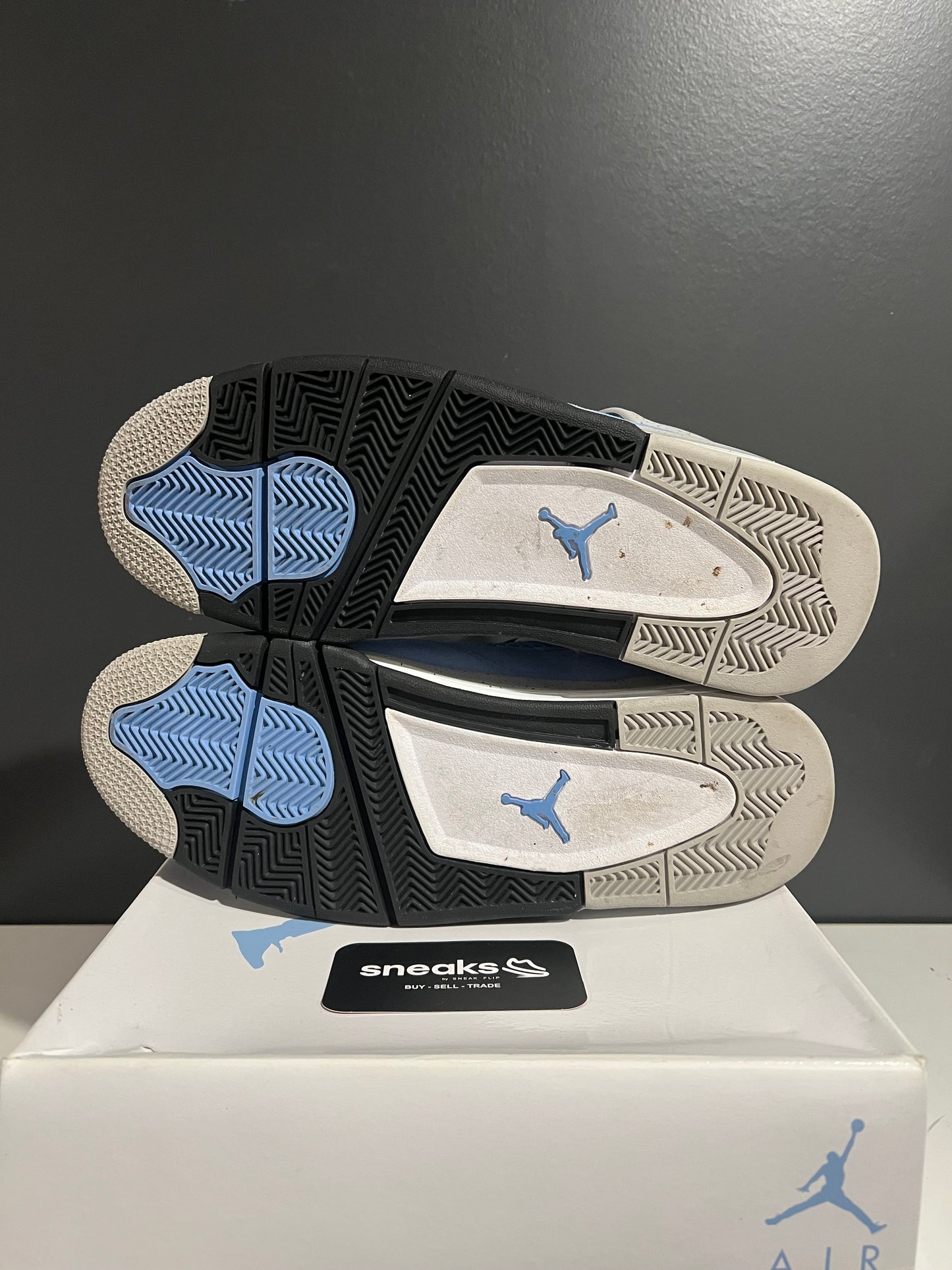 USED Air Jordan 4 Retro University Blue CT8527-400 SIZE 11M OG ALL AG25-38