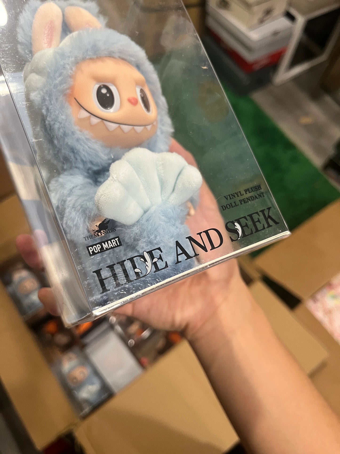 Pop Mart Labubu Hide and Seek In Singapore Series Vinyl Plush Pendant