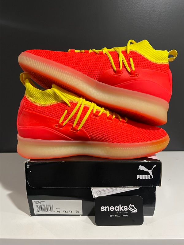 Puma Clyde Court Disrupt Red Blast - Used