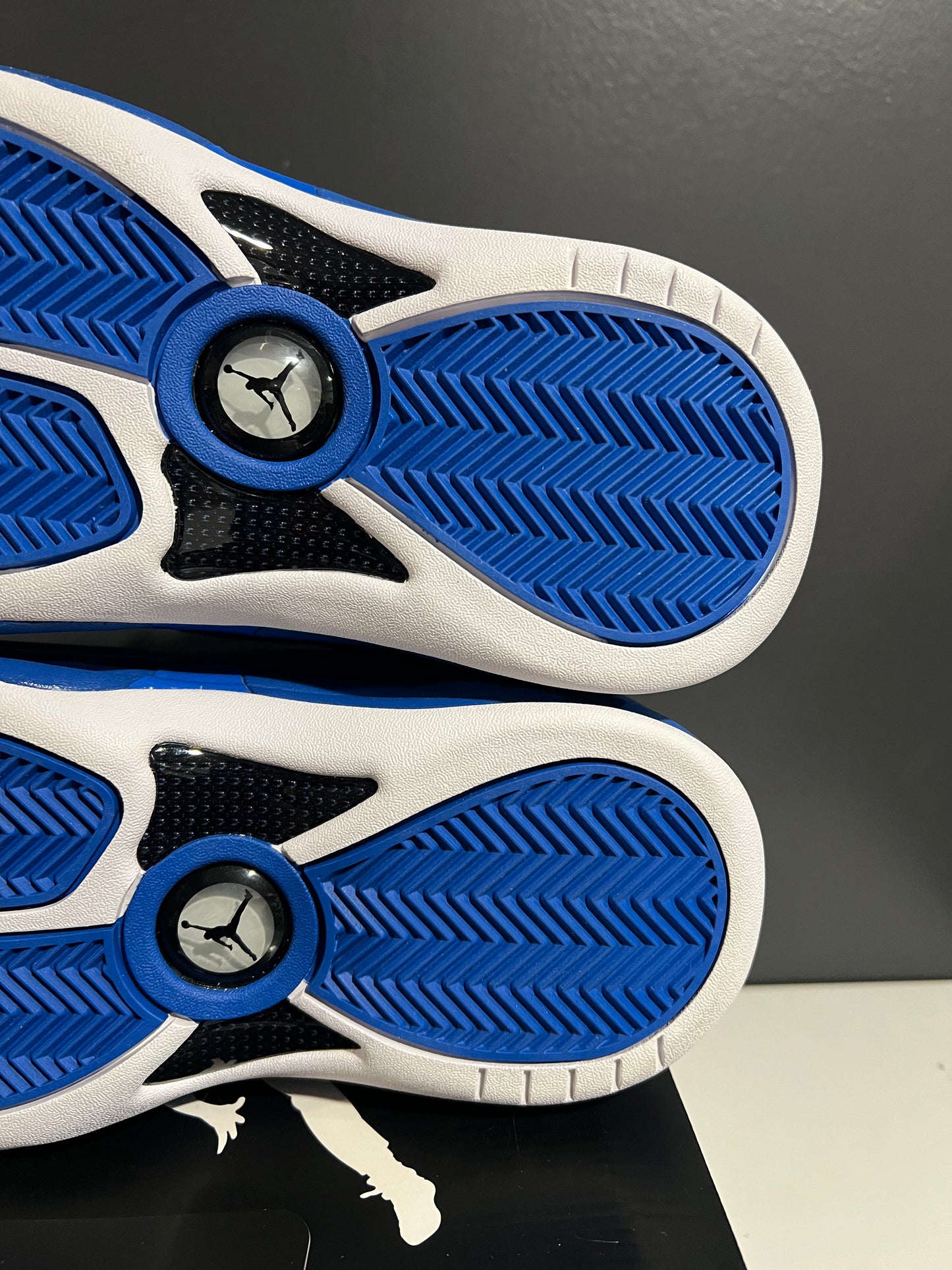 TRIED ON Jordan Jumpman Team 1 Sport Blue 644938-401 SIZE 11M OG ALL AG25-59