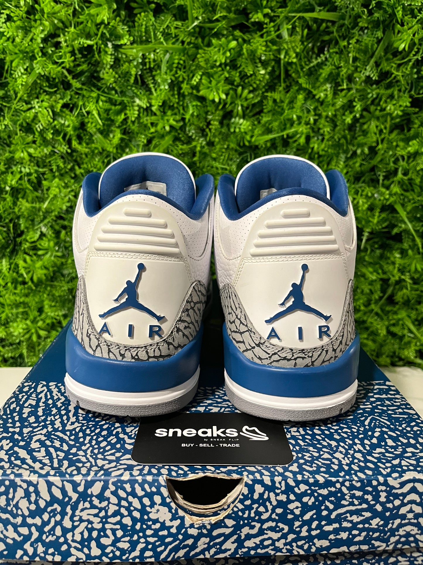 USED Air Jordan 3 Retro Washington Wizards CT8532-148 SIZE 13M OG ALL