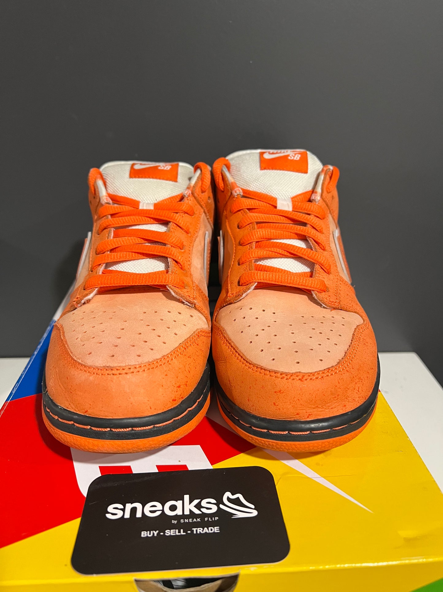 USED Concepts x Dunk Low SB Orange Lobster FD8776-800 SIZE 10M OG ALL MISS ACCESSORIES SP25-094
