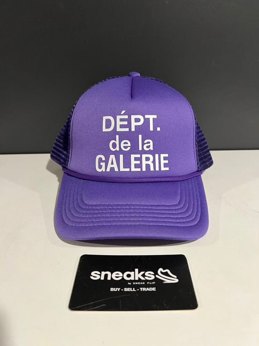 NEW Gallery Dept. French Logo Trucker Hat Flo Purple