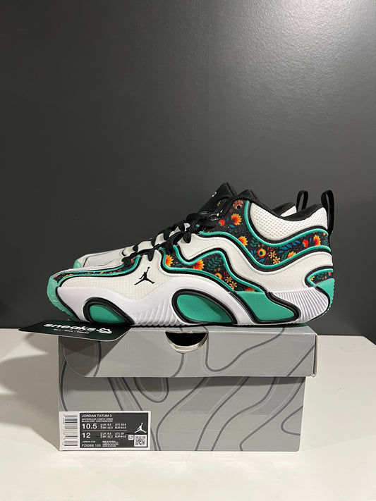 NEW Jordan Tatum 3 Welcome to the Garden Alternate FZ6598-103 SIZE 10.5M OG ALL JY25-136