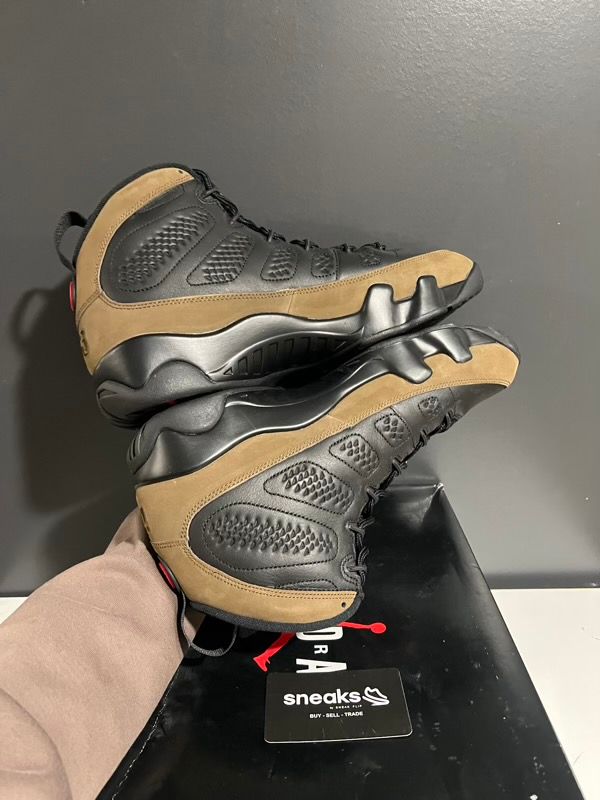 NEW SIZE 12M Jordan 9 Retro Olive (2024)