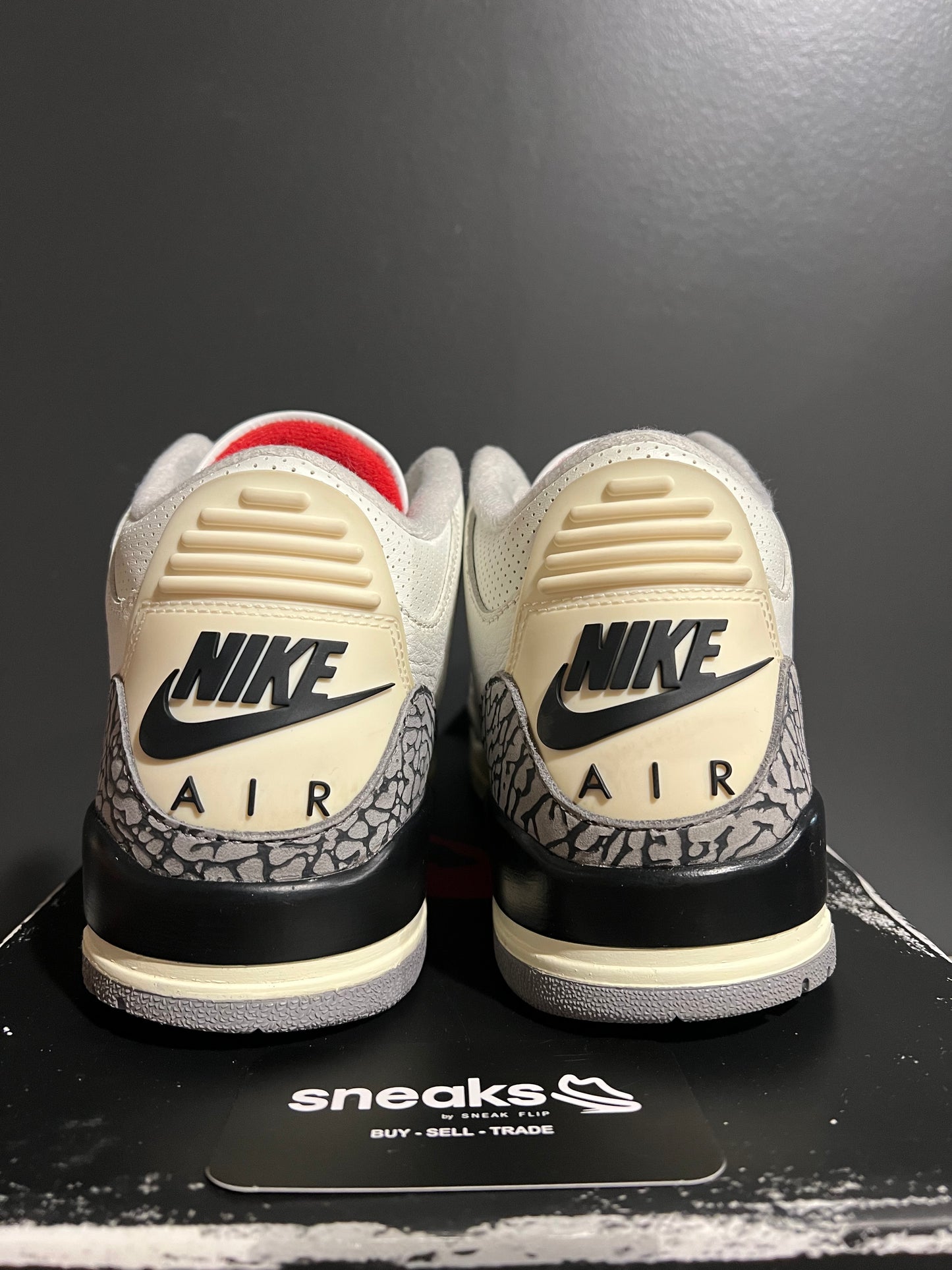 USED Air Jordan 3 Retro 'White Cement Reimagined' DN3707 100 SIZE 9M OG ALL AG25-170