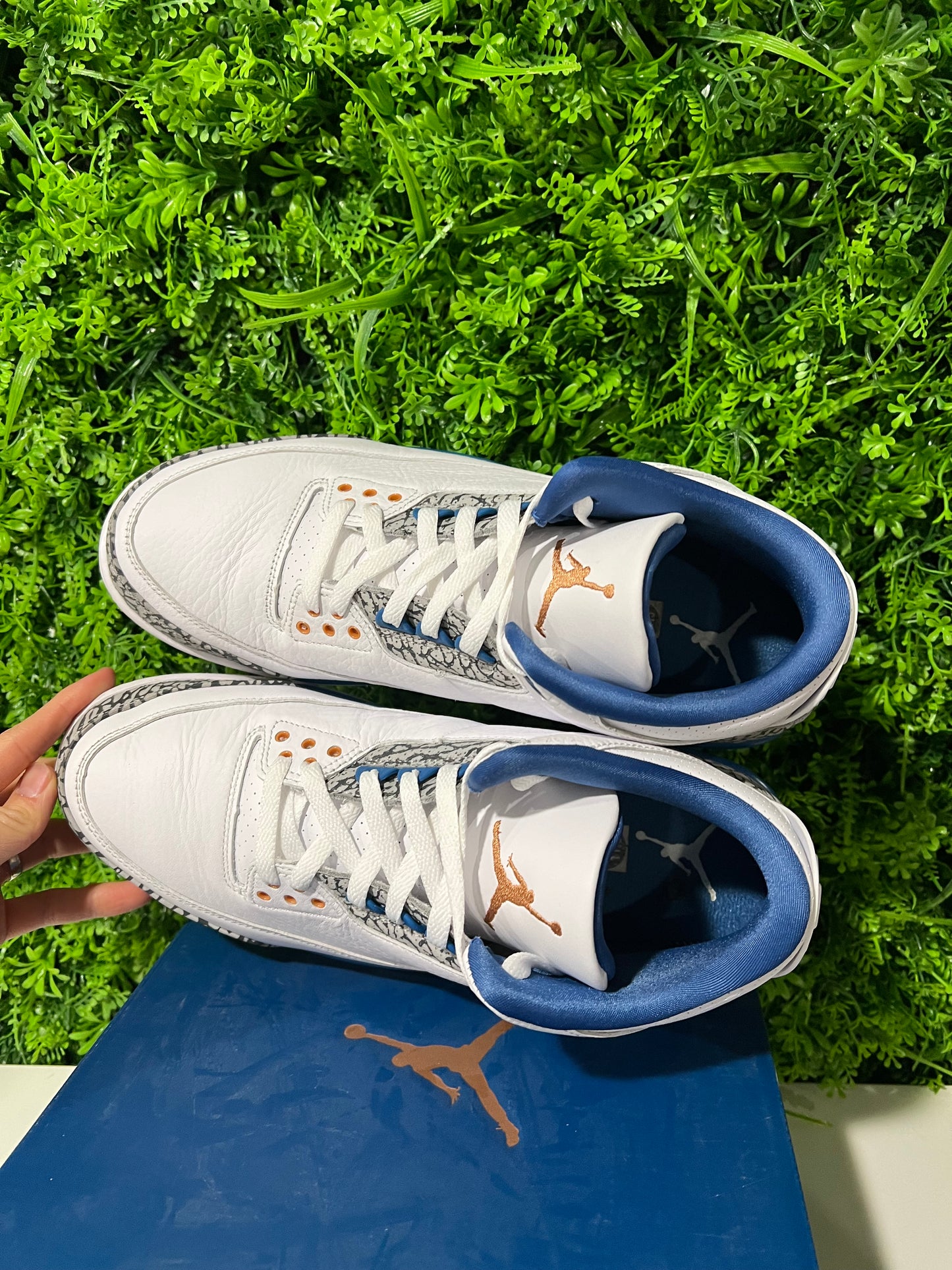 USED Air Jordan 3 Retro Washington Wizards CT8532-148 SIZE 11.5M OG ALL