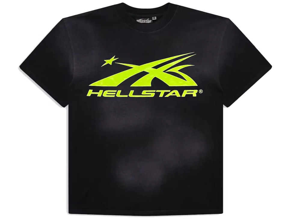 Hellstar Sports Core Logo Gel T-shirt Light Green
