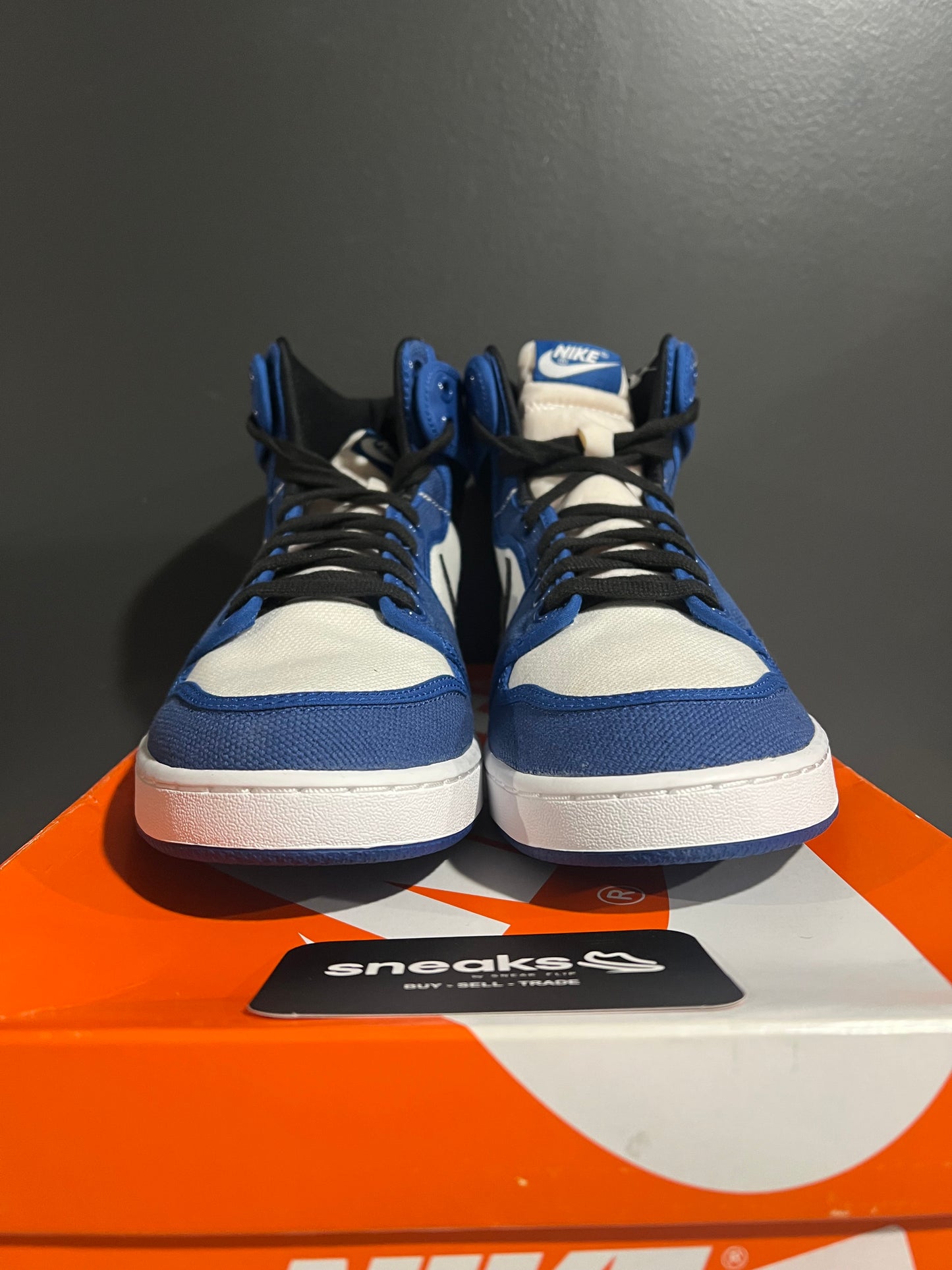 NEW Air Jordan 1 KO Storm Blue DO5047-401 SIZE 9.5M OG ALL AG25-166