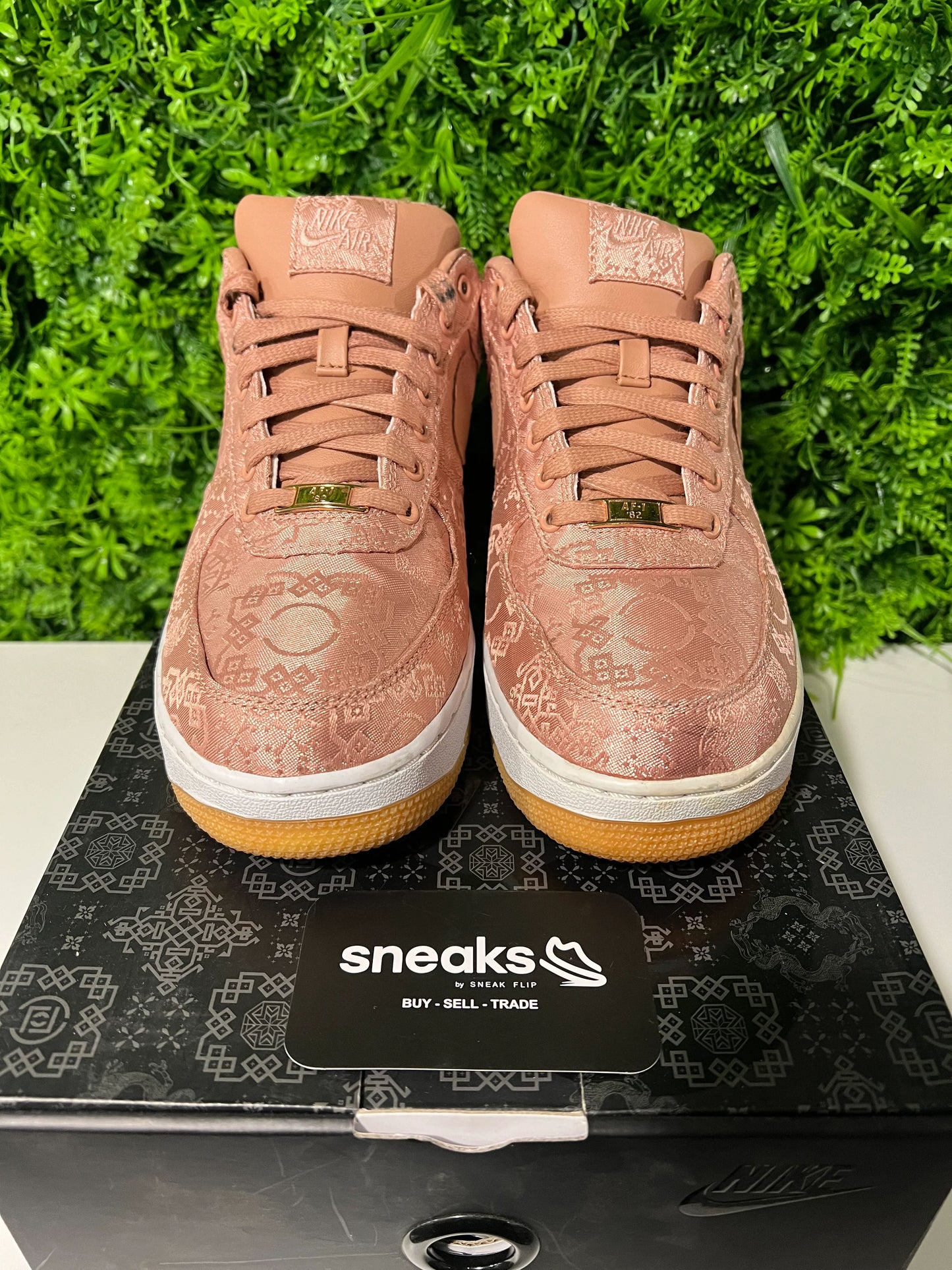 Nike Air Force 1 Low CLOT Rose Gold Silk (Special Box) - Used