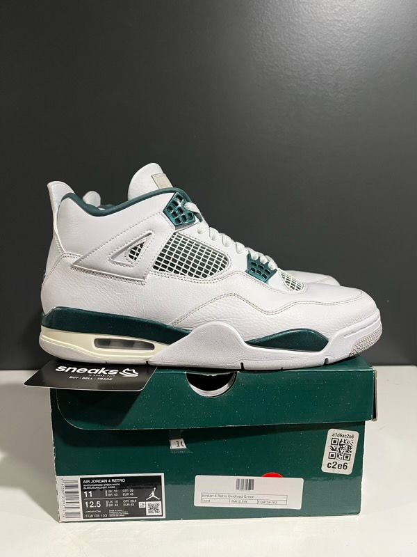 USED SIZE 11M Jordan 4 Retro Oxidized Green - Used