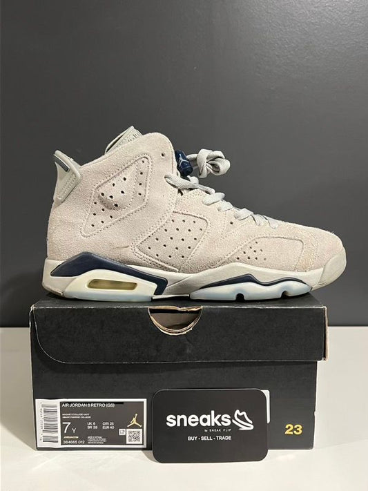 USED SIZE 7Y Jordan 6 Retro Georgetown (2022) (GS) - Used
