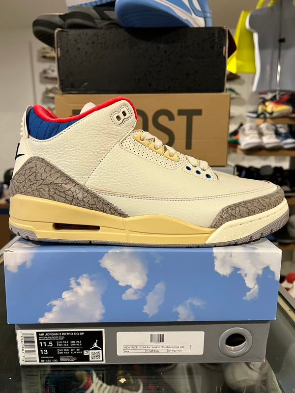 NEW SIZE 11.5M Air Jordan 3 Retro Seoul 2.0 - New (DAMAGED BOX LID)