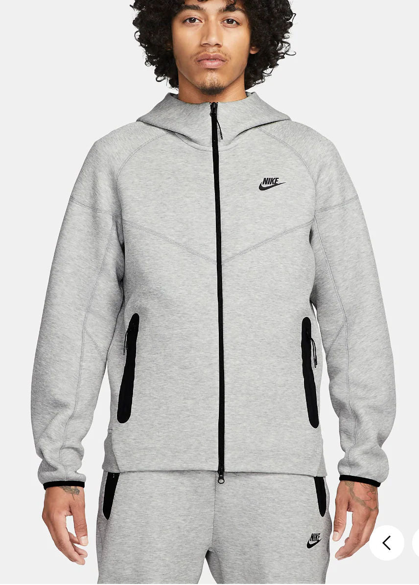 Nike Sportswear Tech Fleece Windrunner Full-Zip Hoodie Dark Grey Heather/Black