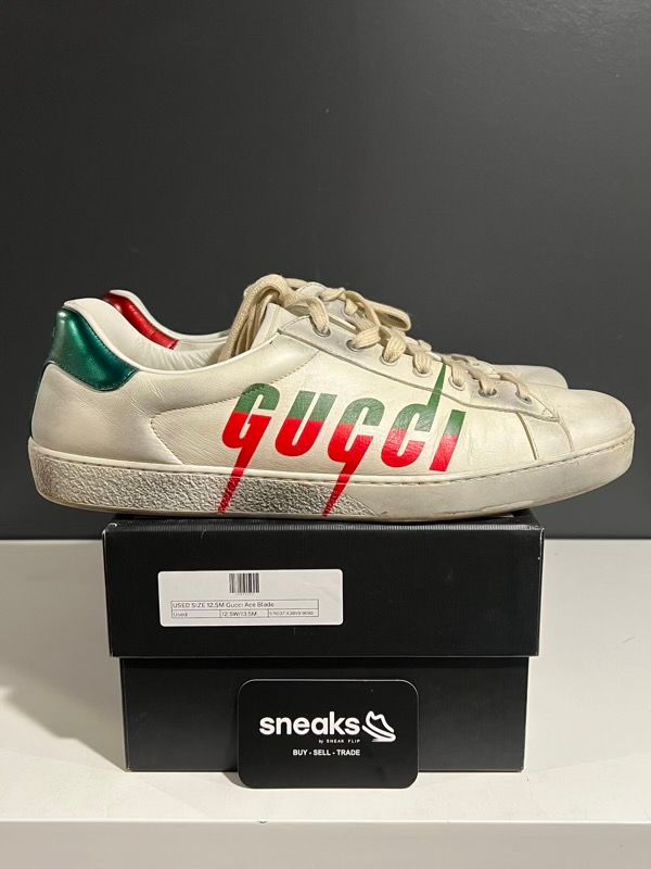 USED SIZE 12.5M Gucci Ace Blade - Used