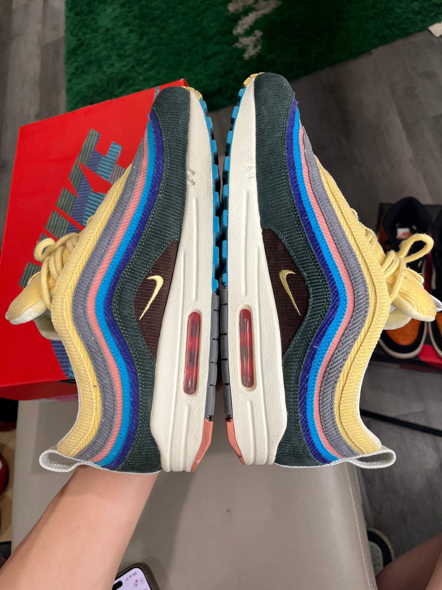 Sean Wotherspoon x Air Max 1/97 AJ4219-400 USED SIZE 8M