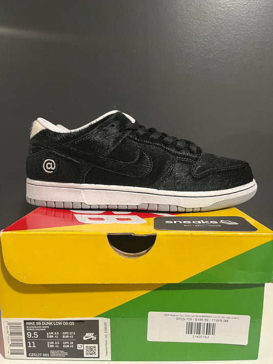 NEW Medicom Toy x Dunk Low SB BE@RBRICK CZ5127-001 SIZE 9.5M OG ALL SP25-159