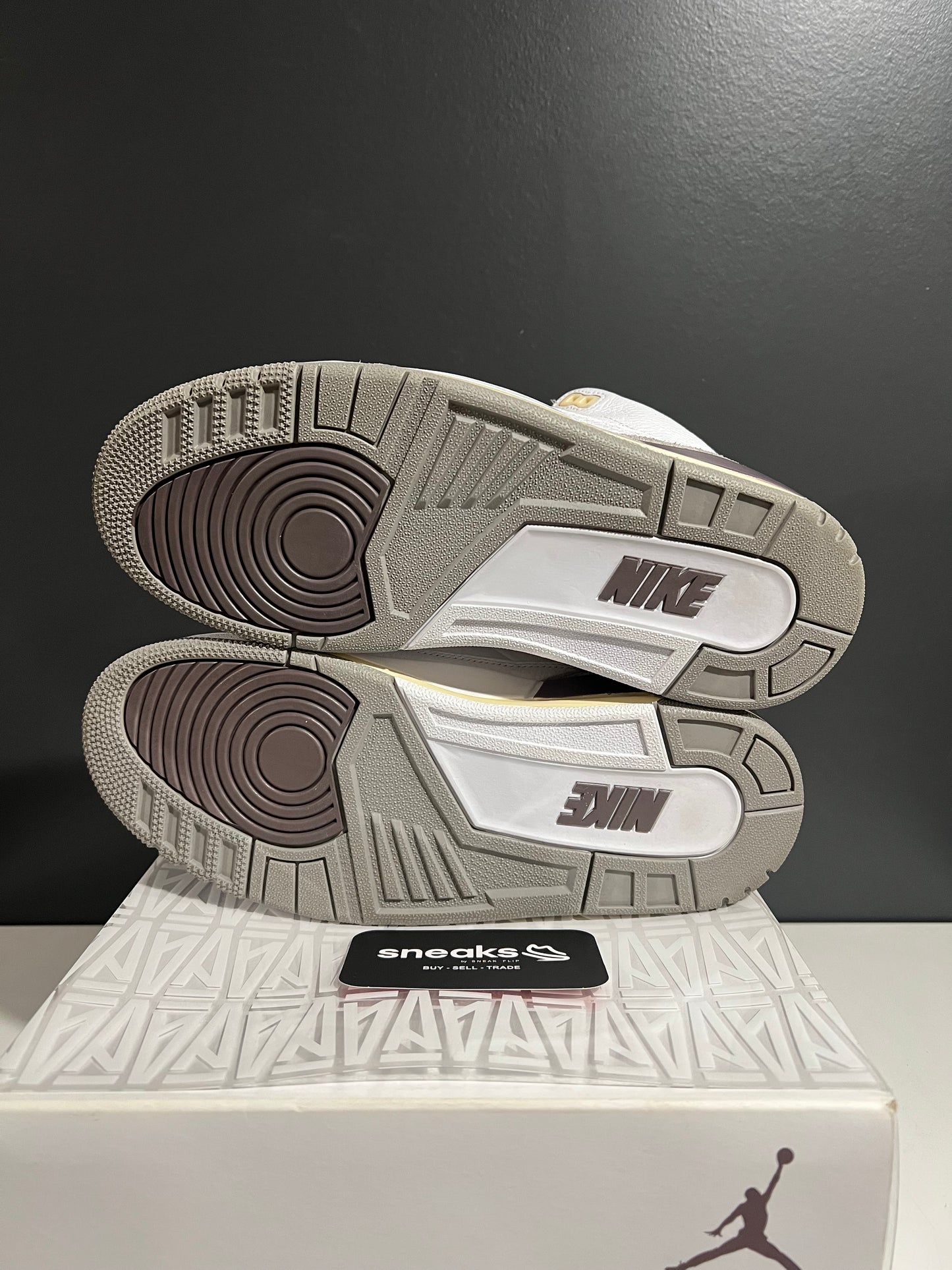 USED Air Jordan 3 Retro WMNS A Ma Maniére DH3434-110 SIZE 8M OG ALL AG25-89