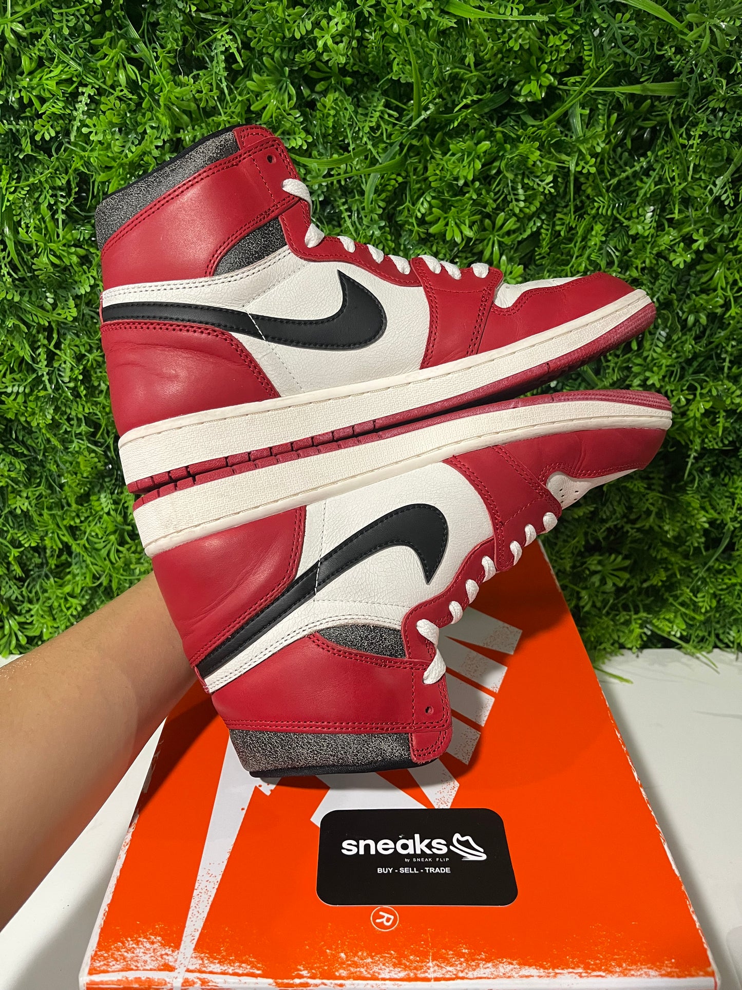 USED Air Jordan 1 Retro High OG Chicago Lost & Found DZ5485-612 SIZE 11M OG ALL #2