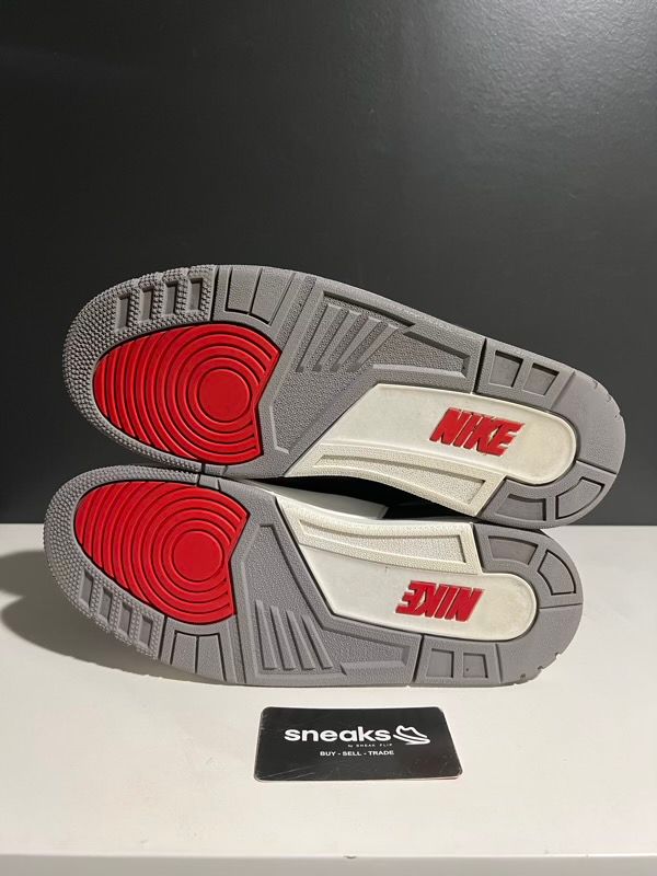 USED SIZE 9.5M Jordan 3 Retro OG Black Cement (2024) - USED NO BOX