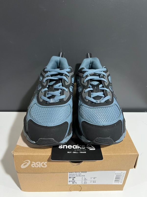 USED SIZE 8M ASICS Gel-NYC RGD Ironclad Black - Used