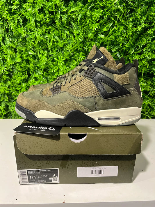 Jordan 4 Retro SE Craft Medium Olive - Used