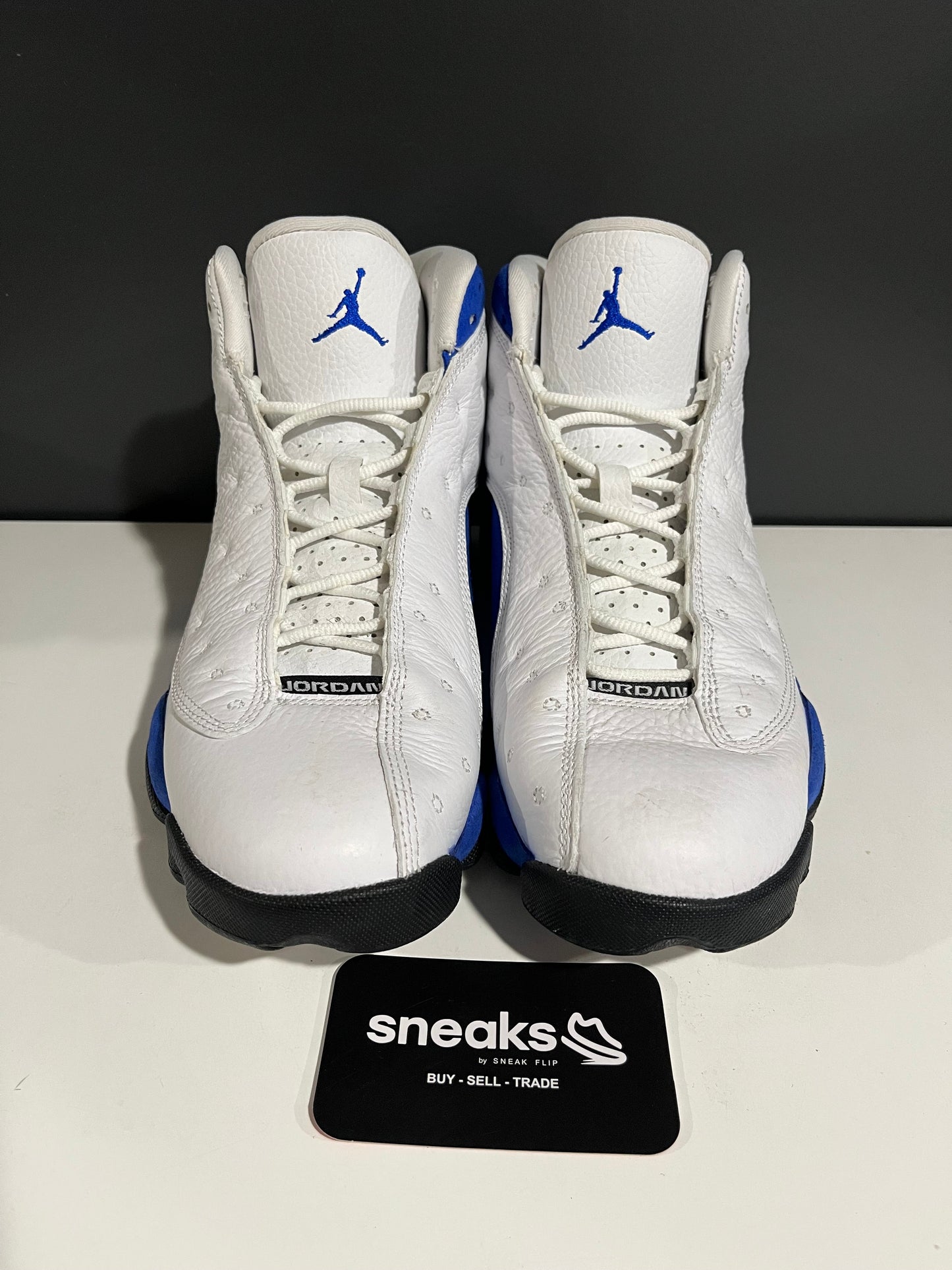 Jordan 13 Retro White Hyper Royal Black - Used