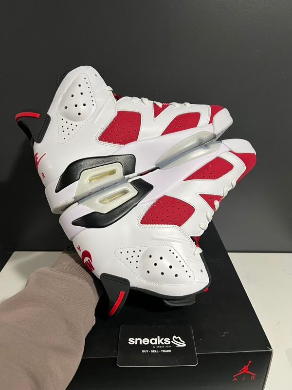 USED SIZE 10.5M Jordan 6 Retro Carmine (2021) - Used