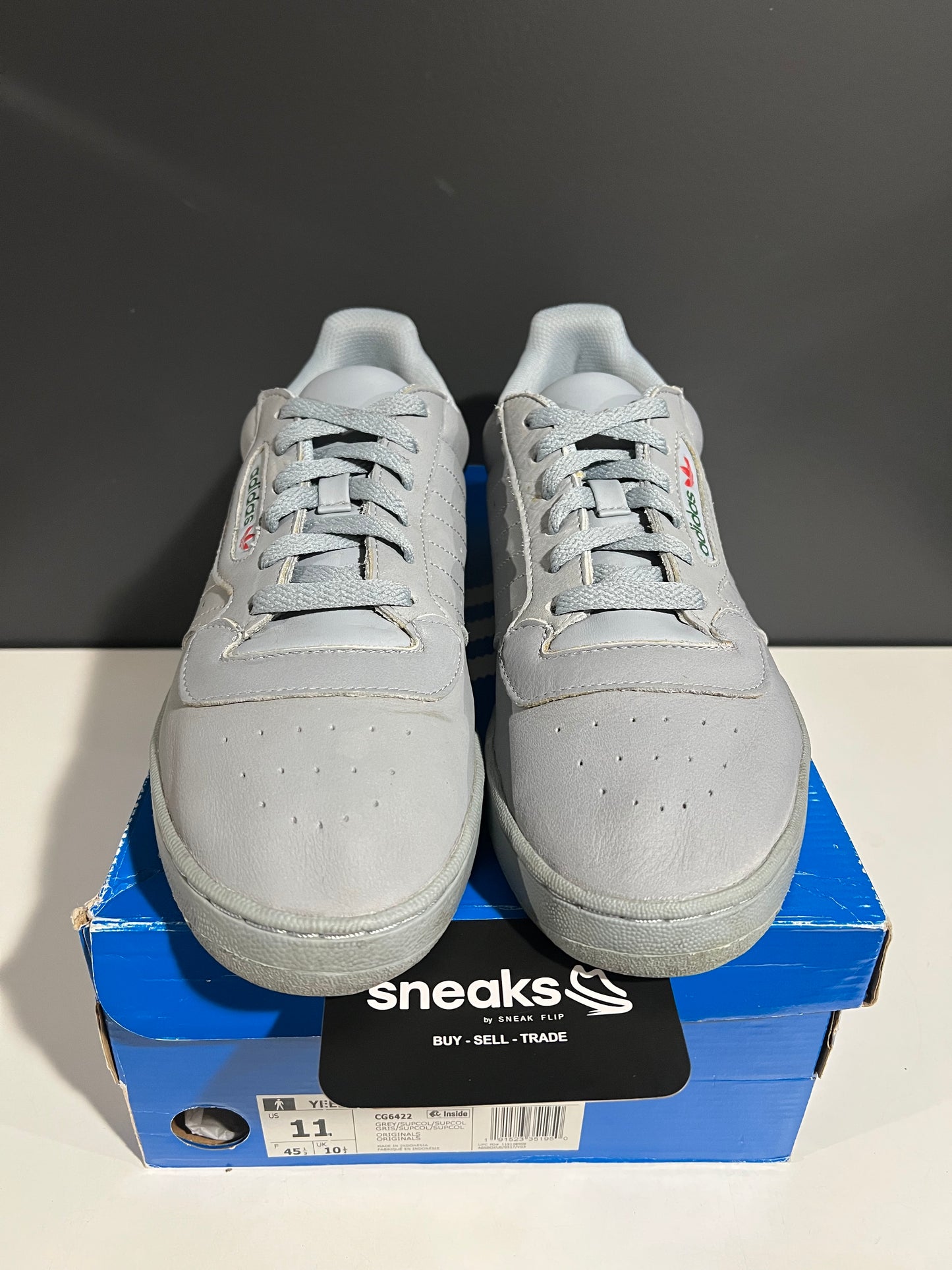 USED Yeezy PowerPhase Calabasas Grey CG6422 SIZE 11M OG ALL AG25-104